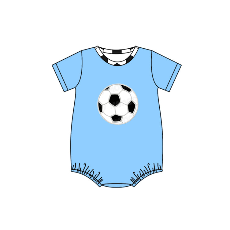 toddle baby boy soccer sports romper preorder