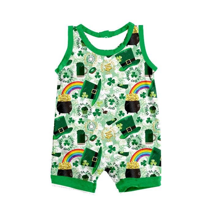 Saint Patrick's Day baby romper lucky romper preorder