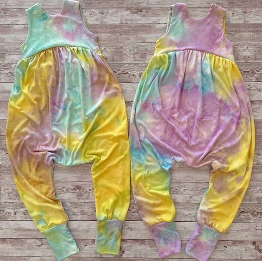 toddle baby girls tie dye romper preorder