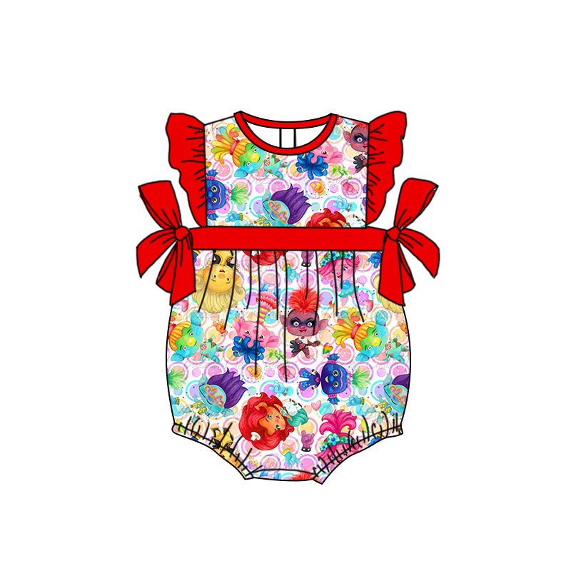 toddle girls hair cartoon romper preorder