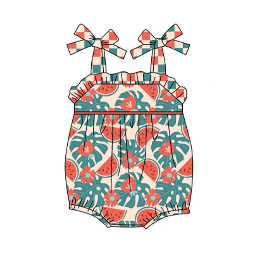 watermelon straps romper preorder