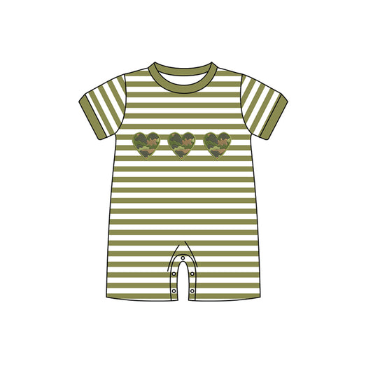 toddle boy camo heart romper preorder