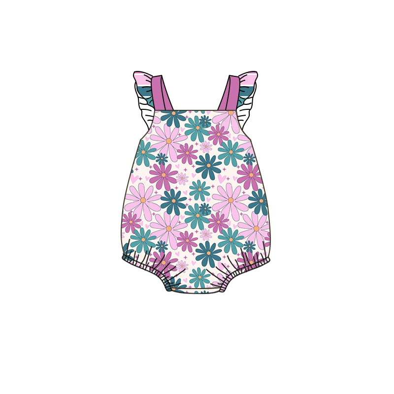 toddle girls floral boutique romper preorder