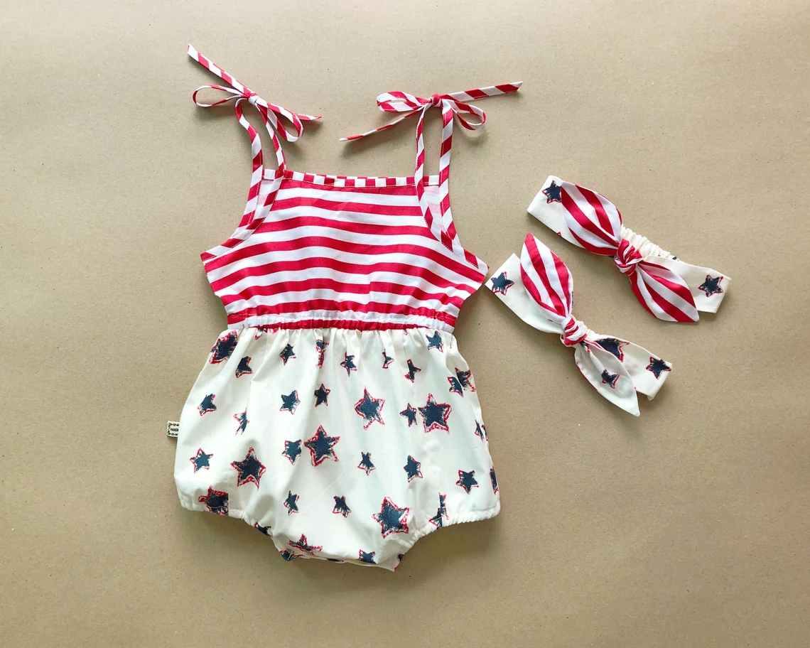 toddle baby girls star romper preorder