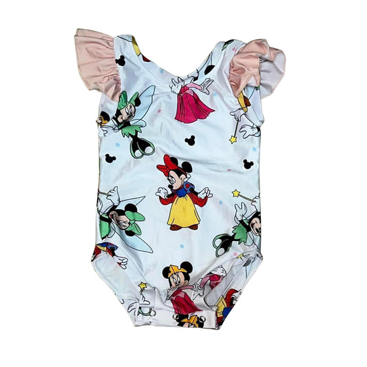 toddle girls cartoon one piece swimwear preorder