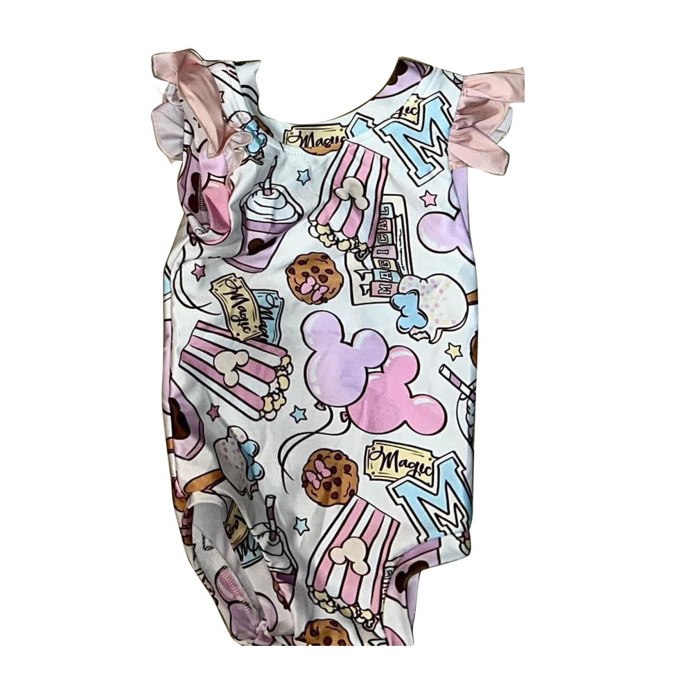 toddle girls cartoon one piece bathing suit preorder
