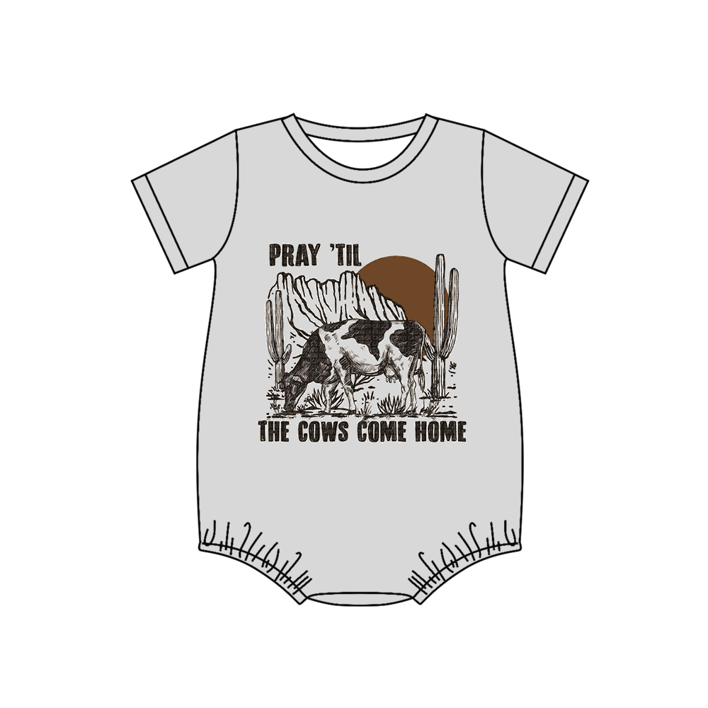 pray till the cows come home romper preorder