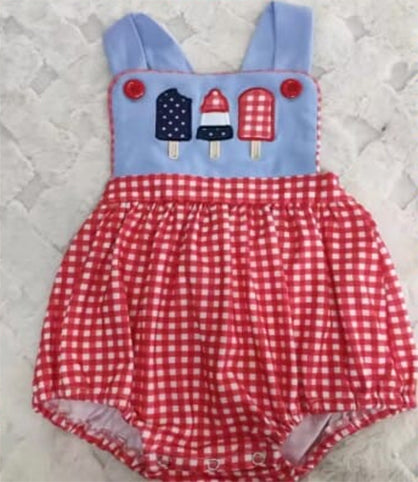 toddle boy popsicle july 4th romper preorder