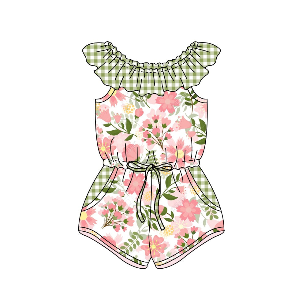 toddle girls floral wiede leg jumpsuit preorder