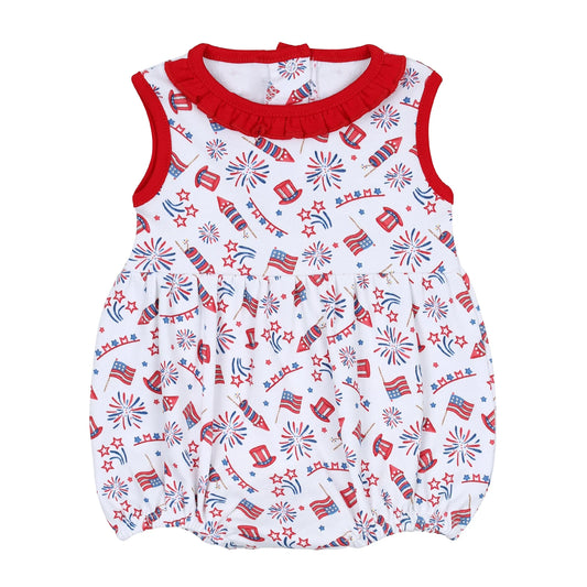 toddle baby girl july 4th flag romper preorder