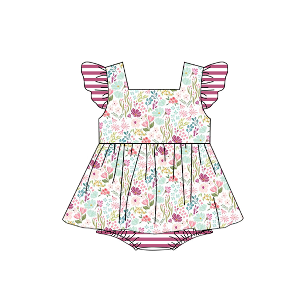 toddle baby floral boutique romper preorder