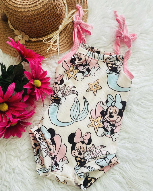 toddle girls cartoon romper preorder