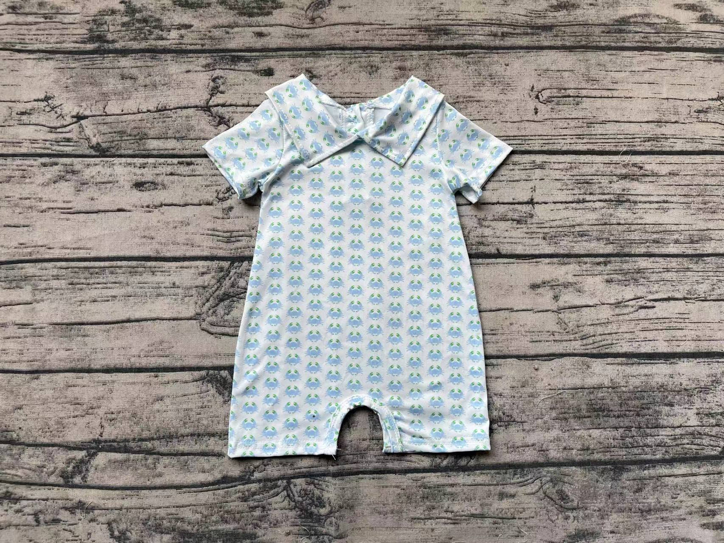 toddle baby crab romper preorder