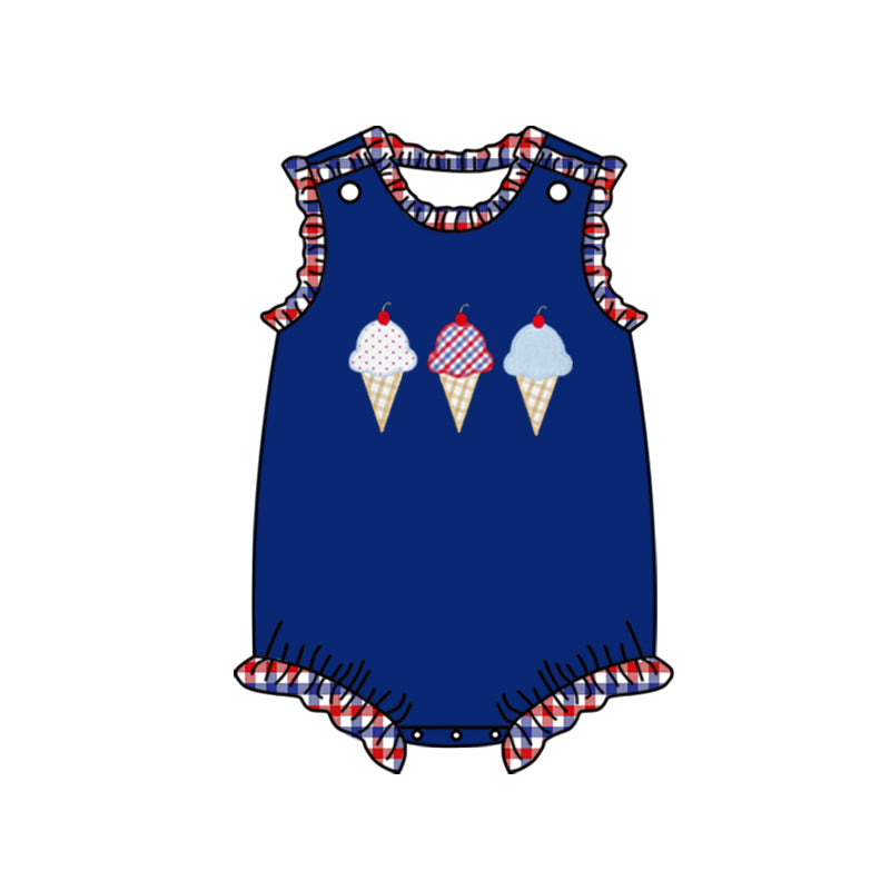 toddle baby girl july 4th popsicle romper preorder