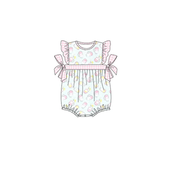 toddle baby girls lemon juice romper preorder