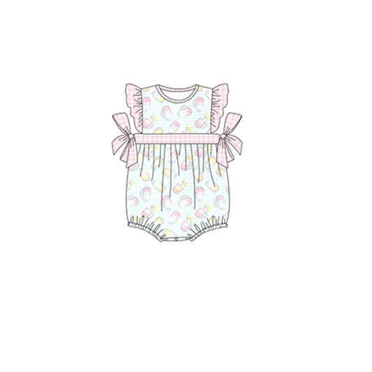 toddle baby girls lemon juice romper preorder