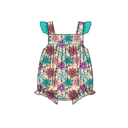 flower girls boutique romper preorder