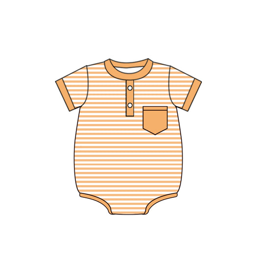 toddle boy fall pumpkin romper preorder