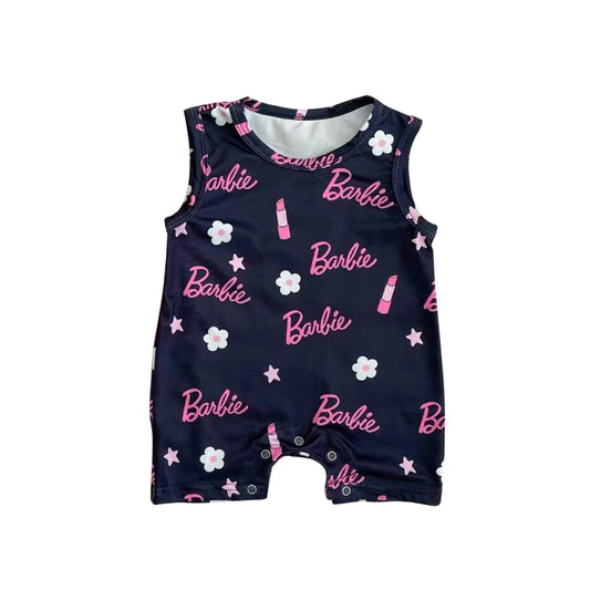 pink doll baby girls romper preorder