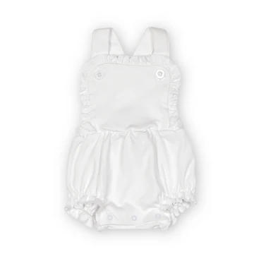 toddle baby girls white cotton romper preorder