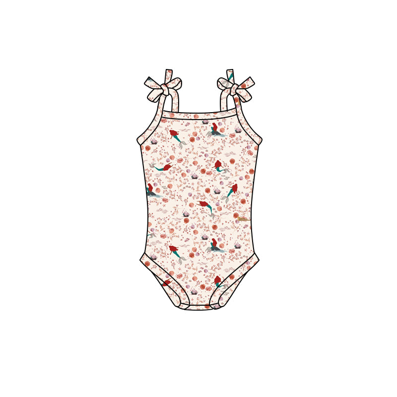 newborn baby girls mermaid romper preorder