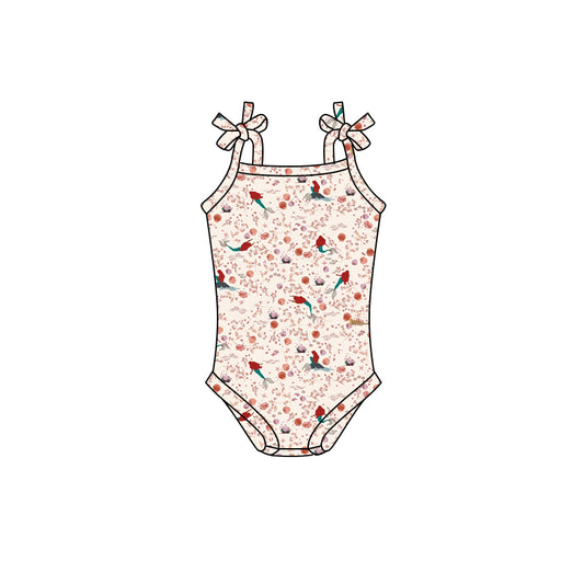 newborn baby girls mermaid romper preorder