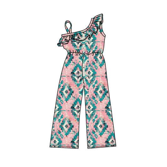 Cowgirl western aztec summer jumpsuit preorder