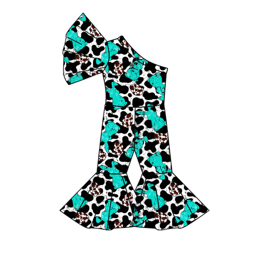 Easter bunny black cowhide jumpsuit preorder