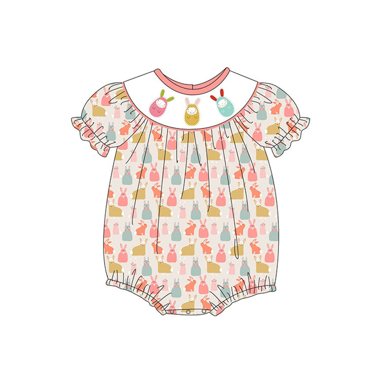 Toddle girl Easter bunny romper preorder