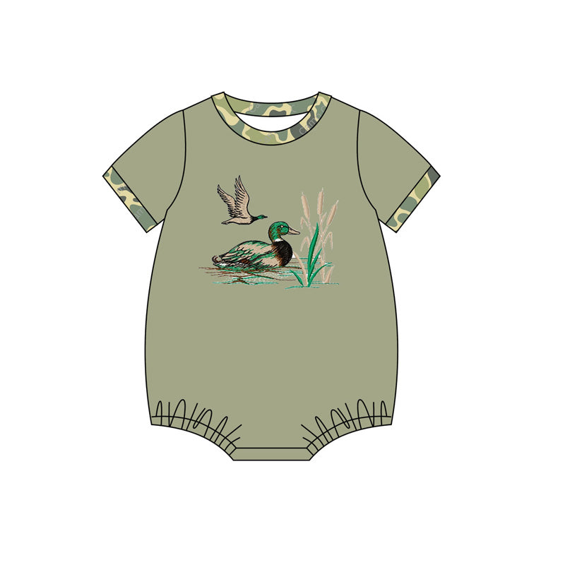 Toddle baby boy mallard duck romper preorder