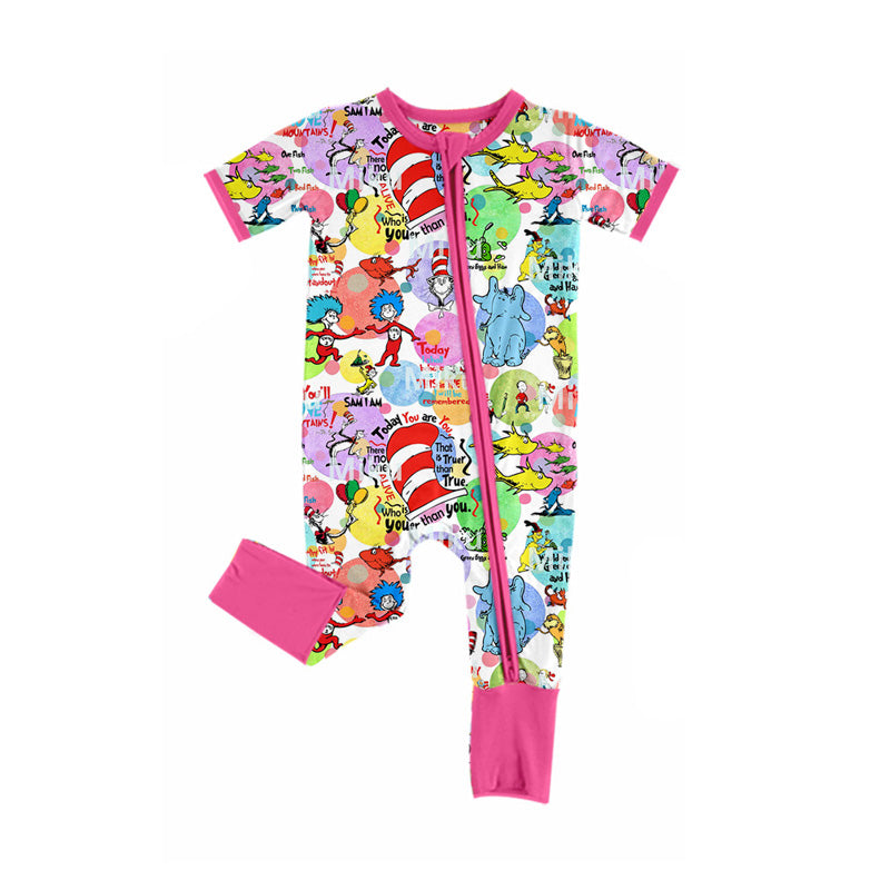 Toddle baby  doctor elephant zip romper preorder