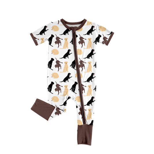 Toddle boy dog design  romper preorder