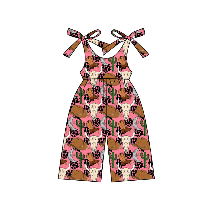 Western cowgirls cactus summer jumpsuit preorder