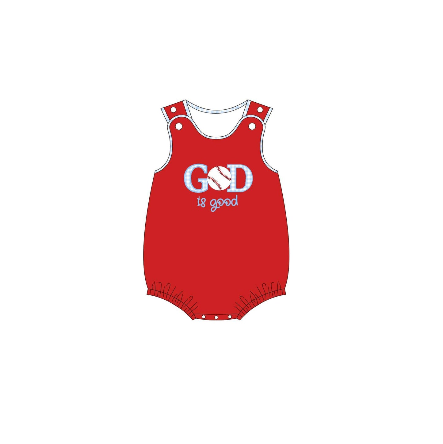 Toddle baby boy God is girl baseball romper preorder