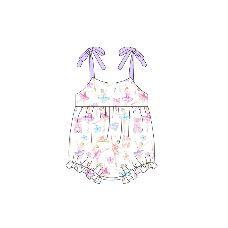 Toddle baby girl dance girl romper preorder