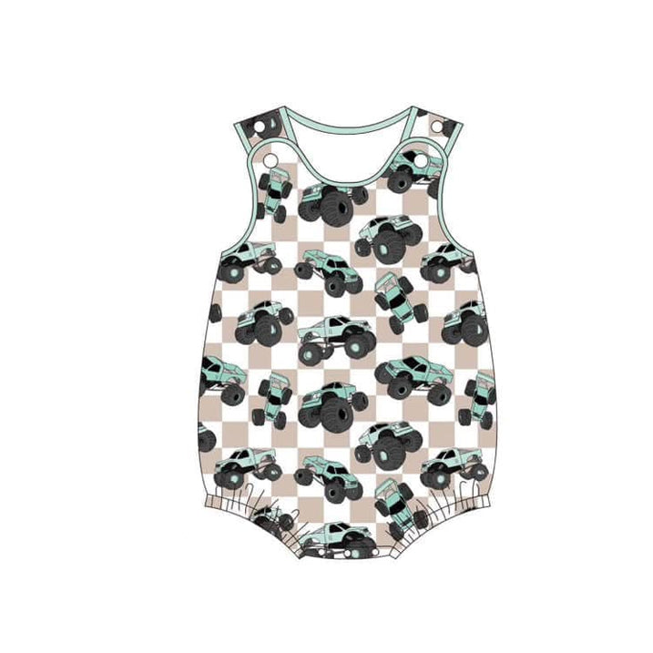 Toddle baby boy car design romper preorder