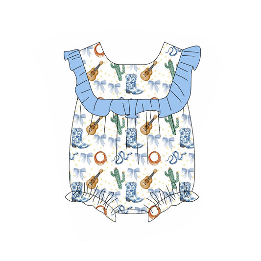 Cowgirl western boots summer romper preorder