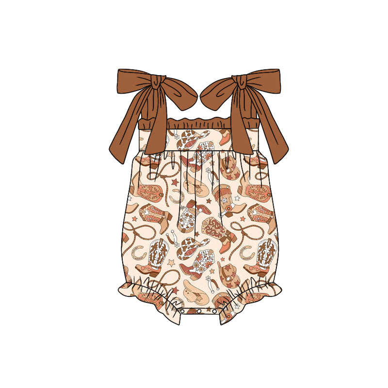 Western boots summer romper preorder