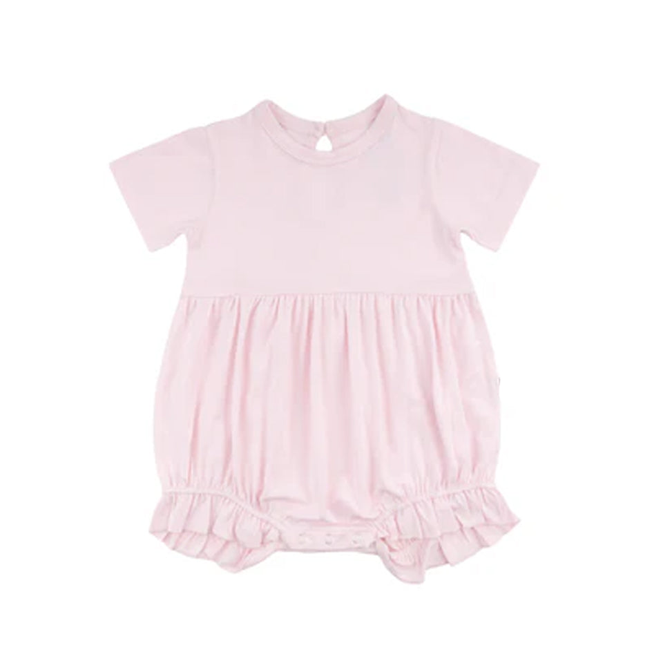 Toddle baby girl pink cotton summer romper preorder