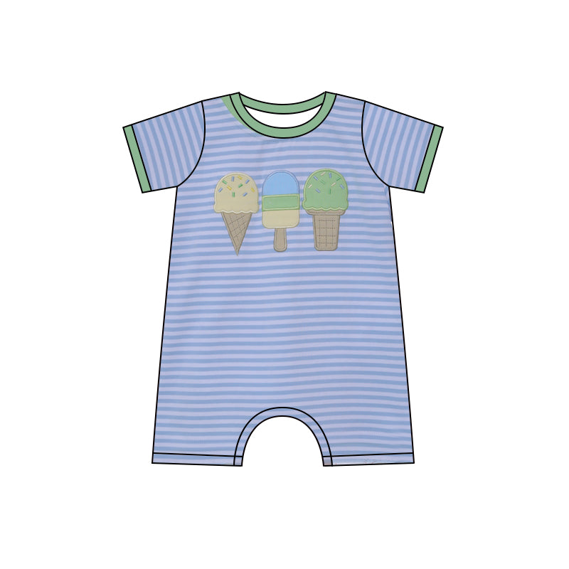 Toddle baby boy popsicle summer romper preorder