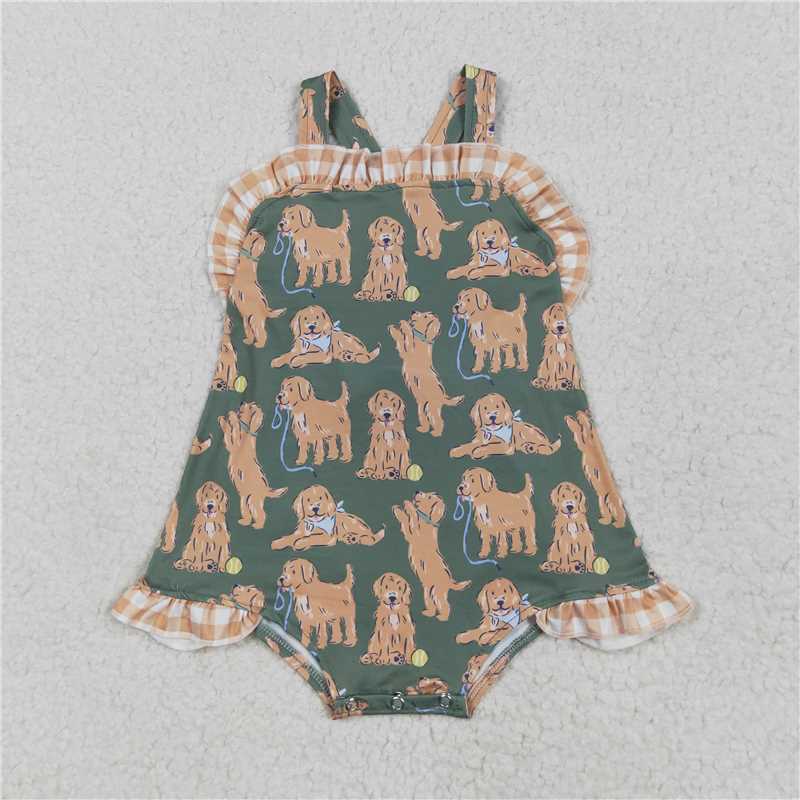 Toddle baby girl cute dog outfit