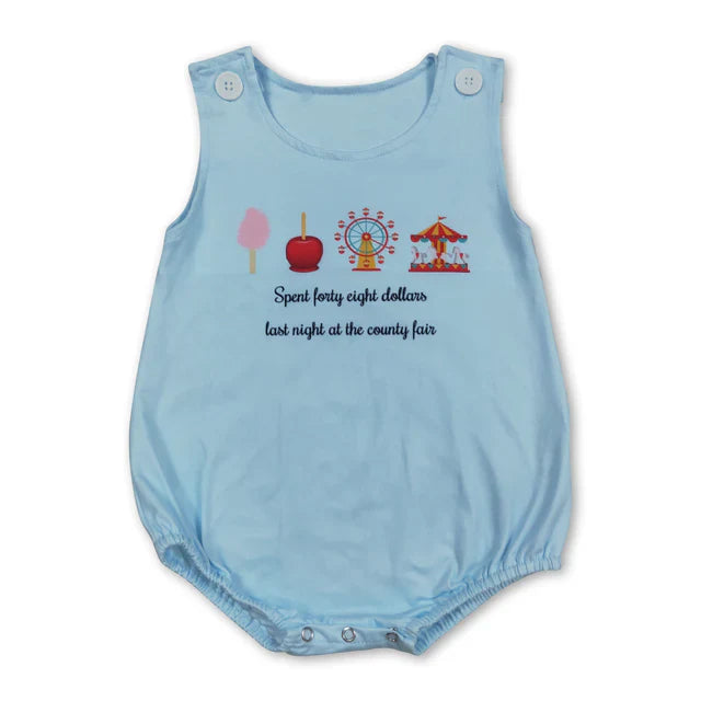 Baby girl county fair summer outfit