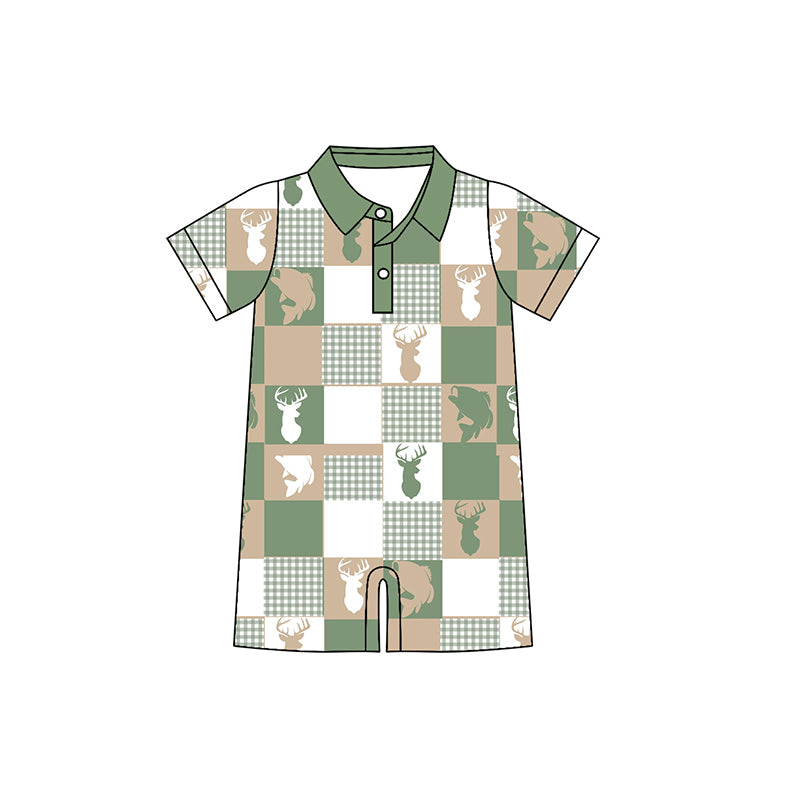 Toddle baby deer duck hunting season romper preorder