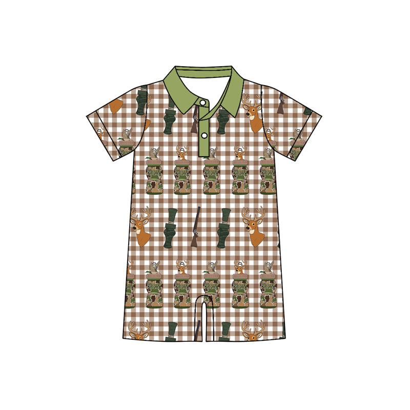 Toddle baby deer duck hunting season romper preorder