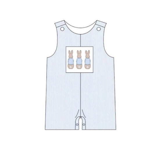 Easter bunny toddle boy holiday romper preorder