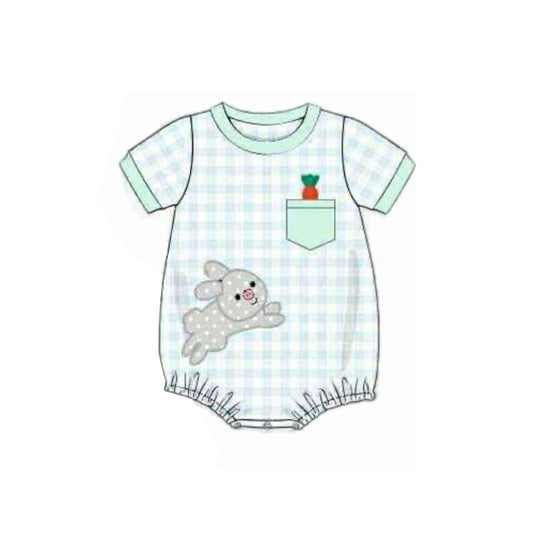 Easter bunny toddle baby boy romper preorder