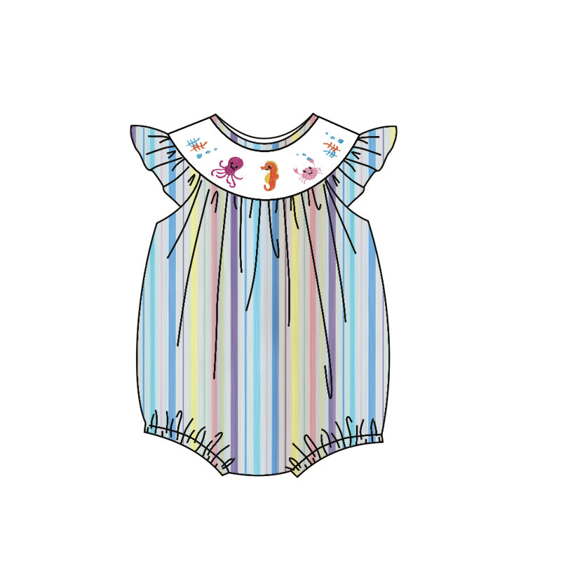 octopus print toddle baby  romper preorder