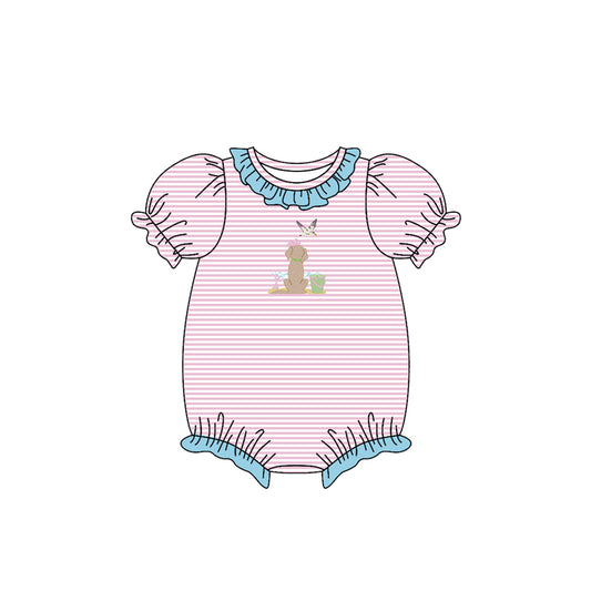 Gog duck print toddle baby girl romper preorder