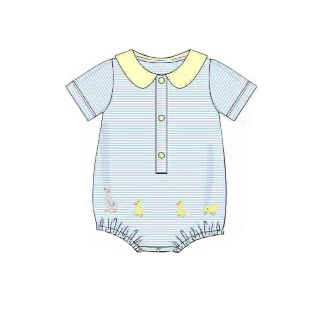 Toddle baby boy goose romper preorder