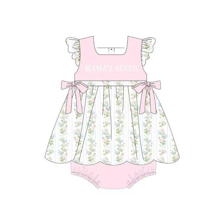Toddle baby girls mamas bestie romper preorder